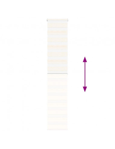 Tenda a Rullo Zebra Larghezza Tessuto 35,9 cm Poliestere