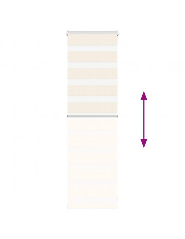 Tenda a Rullo Zebra Larghezza Tessuto 35,9 cm Poliestere