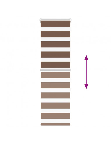 Tenda a Rullo Zebra Larghezza Tessuto 35,9 cm Poliestere