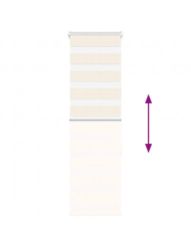 Tenda a Rullo Zebra Larghezza Tessuto 35,9 cm Poliestere