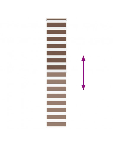 Tenda a Rullo Zebra Larghezza Tessuto 40,9 cm Poliestere