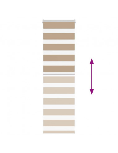 Tenda a Rullo Zebra Larghezza Tessuto 40,9 cm Poliestere