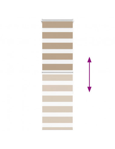 Tenda a Rullo Zebra Larghezza Tessuto 40,9 cm Poliestere