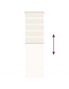 Tenda a Rullo Zebra Larghezza Tessuto 40,9 cm Poliestere 2