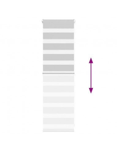 Tenda a Rullo Zebra Larghezza Tessuto 40,9 cm Poliestere