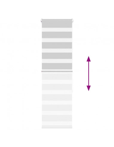 Tenda a Rullo Zebra Larghezza Tessuto 40,9 cm Poliestere