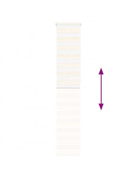 Tenda a Rullo Zebra Larghezza Tessuto 45,9 cm Poliestere