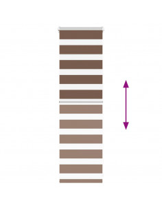 Tenda a Rullo Zebra Larghezza Tessuto 45,9 cm Poliestere 2