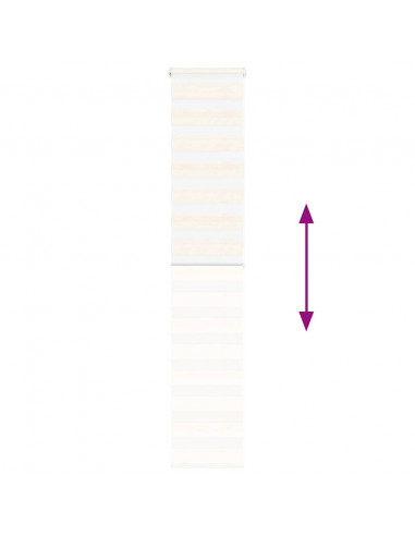 Tenda a Rullo Zebra Larghezza Tessuto 45,9 cm Poliestere