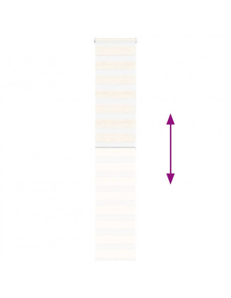 Tenda a Rullo Zebra Larghezza Tessuto 45,9 cm Poliestere