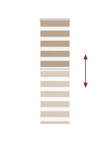 Tenda a Rullo Zebra Larghezza Tessuto 45,9 cm Poliestere