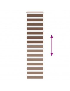 Tenda a Rullo Zebra Larghezza Tessuto 50,9 cm Poliestere 2