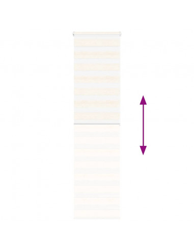 Tenda a Rullo Zebra Larghezza Tessuto 50,9 cm Poliestere