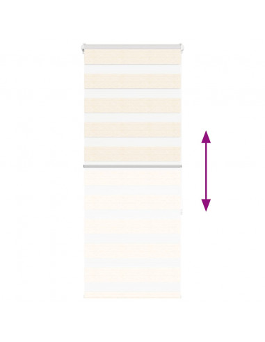 Tenda a Rullo Zebra Larghezza Tessuto 50,9 cm Poliestere