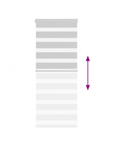 Tenda a Rullo Zebra Larghezza Tessuto 50,9 cm Poliestere