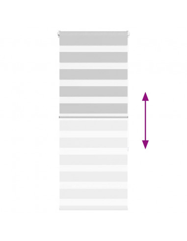 Tenda a Rullo Zebra Larghezza Tessuto 50,9 cm Poliestere