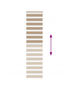 Tenda a Rullo Zebra Larghezza Tessuto 55,9 cm Poliestere 2