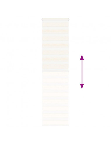 Tenda a Rullo Zebra Larghezza Tessuto 55,9 cm Poliestere