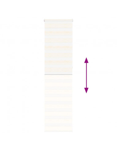 Tenda a Rullo Zebra Larghezza Tessuto 55,9 cm Poliestere