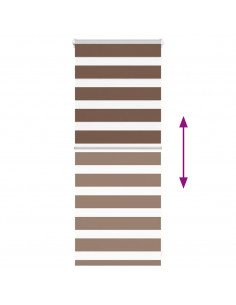 Tenda a Rullo Zebra Larghezza Tessuto 55,9 cm Poliestere 2