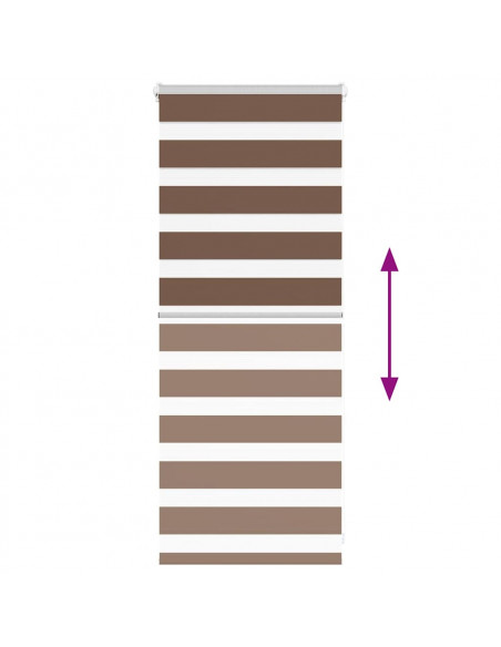 Tenda a Rullo Zebra Larghezza Tessuto 55,9 cm Poliestere