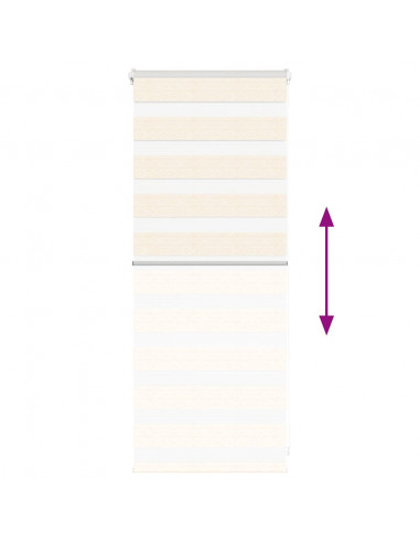 Tenda a Rullo Zebra Larghezza Tessuto 55,9 cm Poliestere