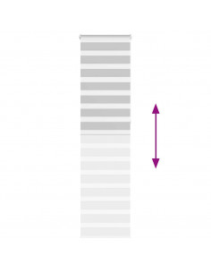 Tenda a Rullo Zebra Larghezza Tessuto 55,9 cm Poliestere 2