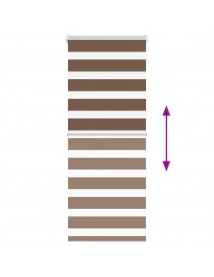 Tenda a Rullo Zebra Larghezza Tessuto 55,9 cm Poliestere 2