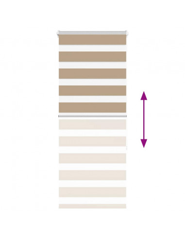 Tenda a Rullo Zebra Larghezza Tessuto 55,9 cm Poliestere