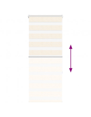 Tenda a Rullo Zebra Larghezza Tessuto 55,9 cm Poliestere