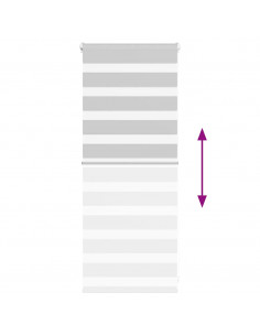 Tenda a Rullo Zebra Larghezza Tessuto 55,9 cm Poliestere 2