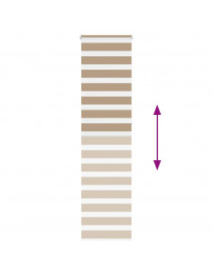 Tenda a Rullo Zebra Larghezza Tessuto 60,9 cm Poliestere 2