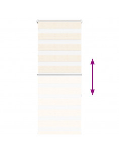 Tenda a Rullo Zebra Larghezza Tessuto 60,9 cm Poliestere 2