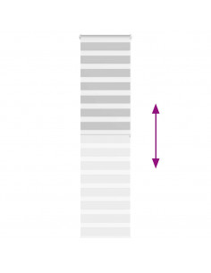 Tenda a Rullo Zebra Larghezza Tessuto 60,9 cm Poliestere 2