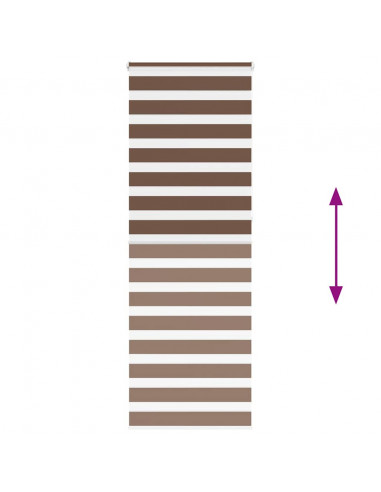 Tenda a Rullo Zebra Larghezza Tessuto 65,9 cm Poliestere