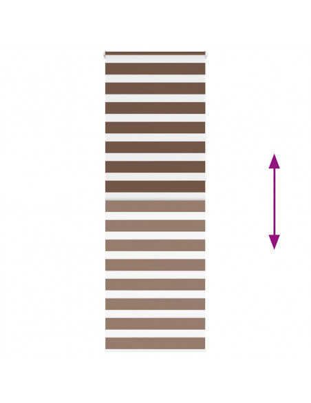 Tenda a Rullo Zebra Larghezza Tessuto 65,9 cm Poliestere