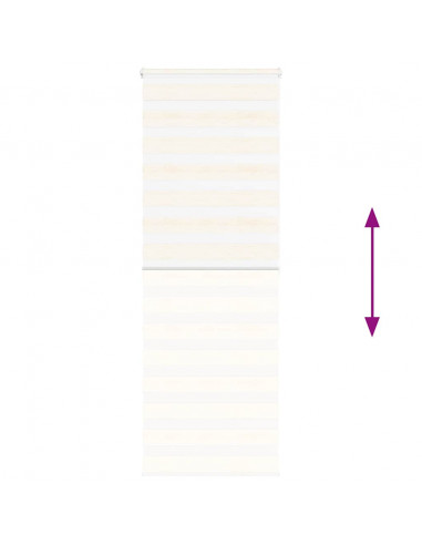 Tenda a Rullo Zebra Larghezza Tessuto 65,9 cm Poliestere