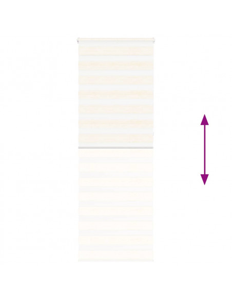 Tenda a Rullo Zebra Larghezza Tessuto 65,9 cm Poliestere