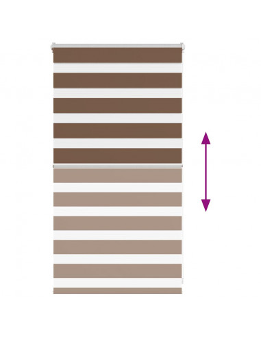 Tenda a Rullo Zebra Larghezza Tessuto 65,9 cm Poliestere