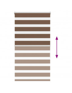 Tenda a Rullo Zebra Larghezza Tessuto 65,9 cm Poliestere 2