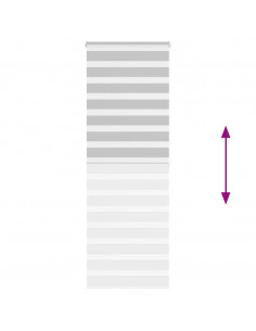 Tenda a Rullo Zebra Larghezza Tessuto 65,9 cm Poliestere 2