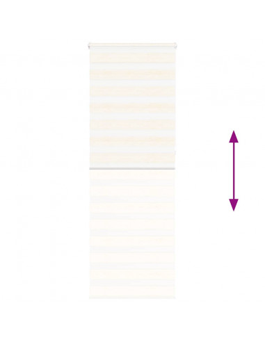 Tenda a Rullo Zebra Larghezza Tessuto 70,9 cm Poliestere