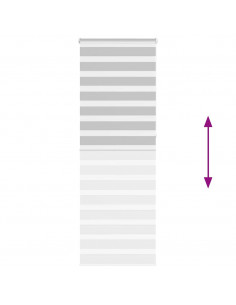 Tenda a Rullo Zebra Larghezza Tessuto 70,9 cm Poliestere 2