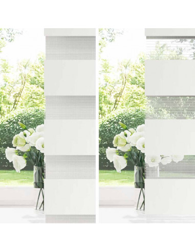 Tenda a Rullo Zebra Larghezza Tessuto 70,9 cm Poliestere