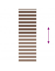 Tenda a Rullo Zebra Larghezza Tessuto 75,9 cm Poliestere 2