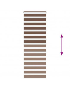 Tenda a Rullo Zebra Larghezza Tessuto 75,9 cm Poliestere 2