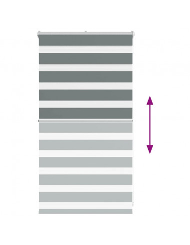 Tenda a Rullo Zebra Larghezza Tessuto 75,9 cm Poliestere