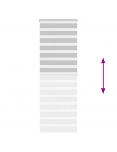 Tenda a Rullo Zebra Larghezza Tessuto 75,9 cm Poliestere 2