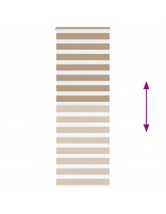 Tenda a Rullo Zebra Larghezza Tessuto 80,9 cm Poliestere 2