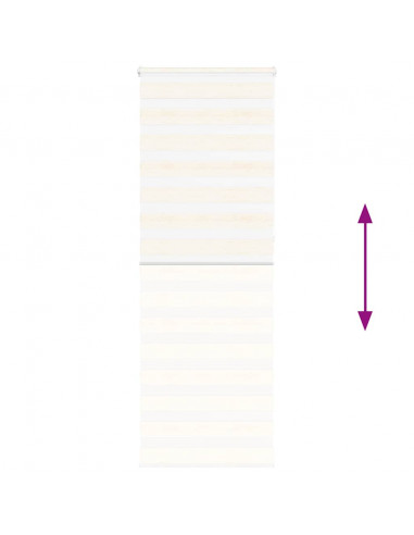 Tenda a Rullo Zebra Larghezza Tessuto 80,9 cm Poliestere